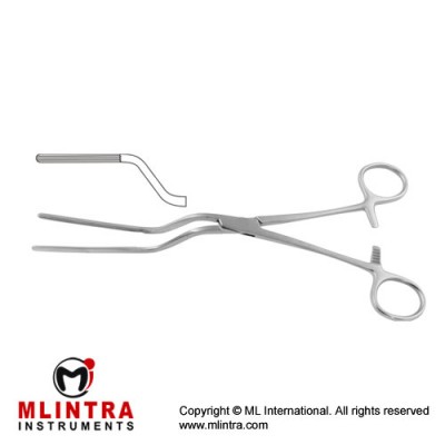 Brunner Atrauma Sigmoid Anastomosis Clamp Stainless Steel, 24 cm - 9 1/2" 